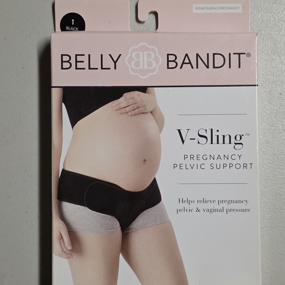 Belly Bandit V-Sling in Black and Gray